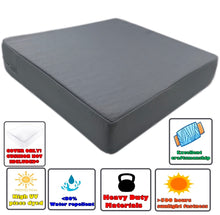 Load image into Gallery viewer, CouchPatito Water Repellent Stone Gray Patio Cushion Cover
