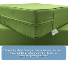 Load image into Gallery viewer, CouchPatito Water Repellent Pistachio Green Cushion Cover
