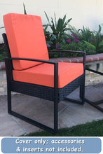 Load image into Gallery viewer, CouchPatito Water Repellent Sunkissed Orange Patio Cushion Cover
