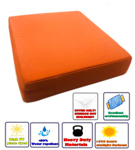 Load image into Gallery viewer, CouchPatito Water Repellent Sunkissed Orange Patio Cushion Cover
