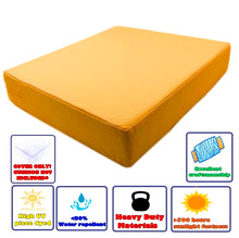 Load image into Gallery viewer, CouchPatito Water Repellent Sunflower Yellow Patio Cushion Cover
